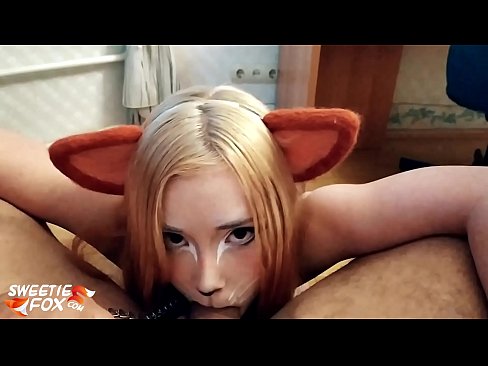 ❤️ Kitsune তার মুখের মধ্যে শিশ্ন এবং কাম গিলে ❤❌ যৌনতা ﹏